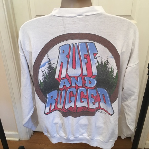 Vintage 1995 Warner Freeze TAZ ALL OVER PRINT Sweatshirt - Picture 3 of 15